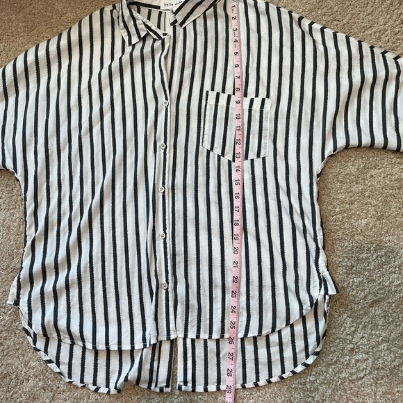 Bella Dahl button down long sleeves blouse L - Picture 5 of 10